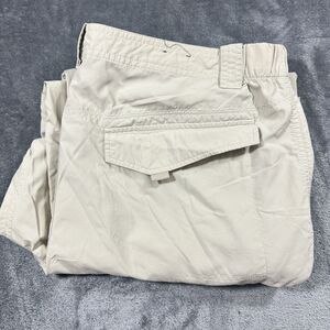 Columbia Pants Mens 40x30 Beige Convertible Cargo Hiking‎ Camp Fishing Outdoors